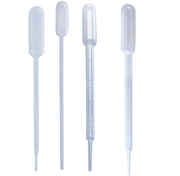 Pipette en Plastique à dosage gradué goutte à goutte Pasteur (5ml) -  Accessoires de Préparation - TERNATUR