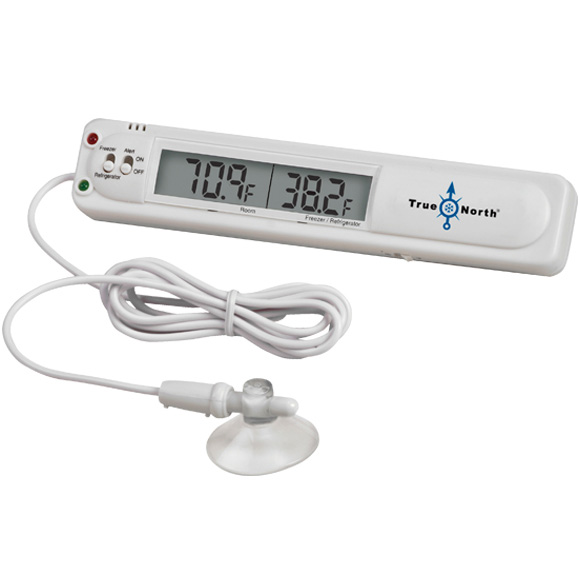 Temperature Gauge, Temperature Monitor Audible Alarm Household Refrigerator  Thermometer Temperature Record For Fridge For Freezer 